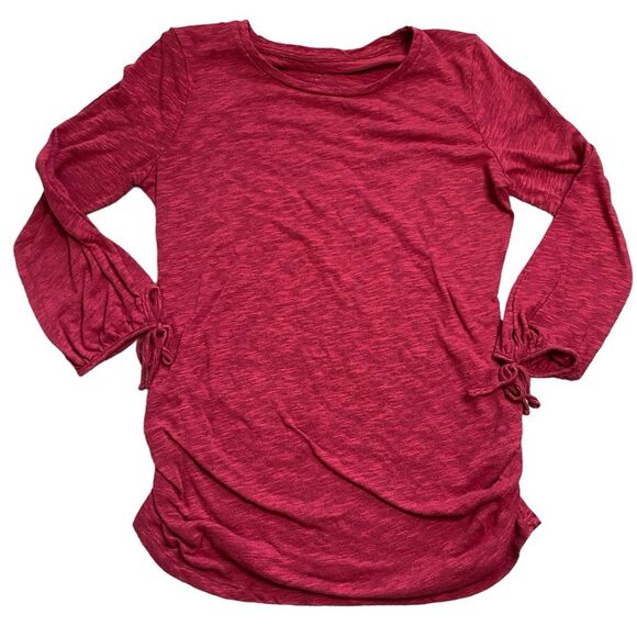 Old Navy Magenta 3/4 Sleeve Maternity Tee - Picture 1 of 7